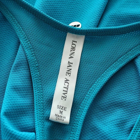 Women’s Lorna Jane Extraordinary Active Tank, Size Medium, Blue, Racer Back - Picture 7 of 11
